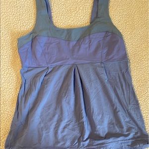 Lululemon periwinkle tank, size 12